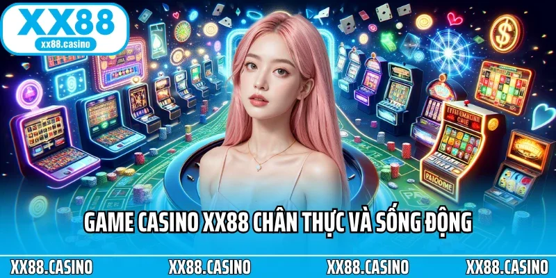 Game Casino XX88 chân thực và sống động Game Casino XX88 chân thực và sống động